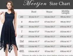 MEETJEN ELEGANCKA SUKIENKA KOKTAJLOWA Z KORONKĄ NOWA 2XL