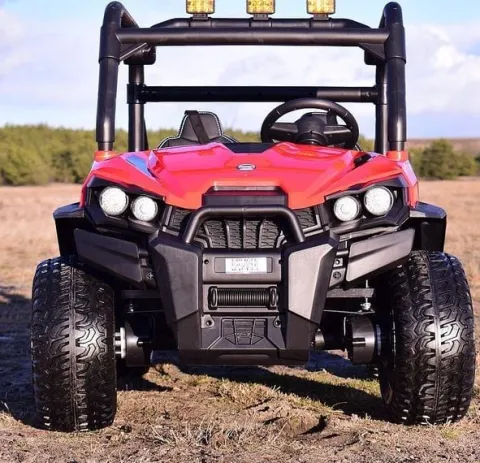 MEGA BUGGY UTV DLA 2 DZIECI, 4 SILNIKI, MIĘKKIE SIEDZENIE, MIĘKKIE KOŁA/7988-HIGH