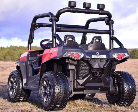 MEGA BUGGY UTV DLA 2 DZIECI, 4 SILNIKI, MIĘKKIE SIEDZENIE, MIĘKKIE KOŁA/7988-HIGH
