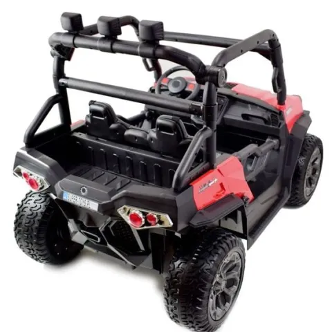 MEGA BUGGY UTV DLA 2 DZIECI, 4 SILNIKI, MIĘKKIE SIEDZENIE, MIĘKKIE KOŁA/7988-HIGH