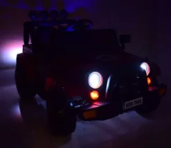 MEGA JEEP FULLTIME, NAPĘD 4X4, 1X12V ,WOLNY START/ MIĘKKIE KOŁA, FUNKCJA BUJANIA EXCLUSIVE LAKIER/7588