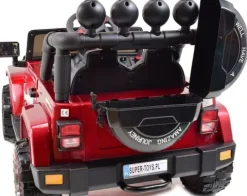 MEGA JEEP FULLTIME, NAPĘD 4X4, 1X12V ,WOLNY START/ MIĘKKIE KOŁA, FUNKCJA BUJANIA EXCLUSIVE LAKIER/7588