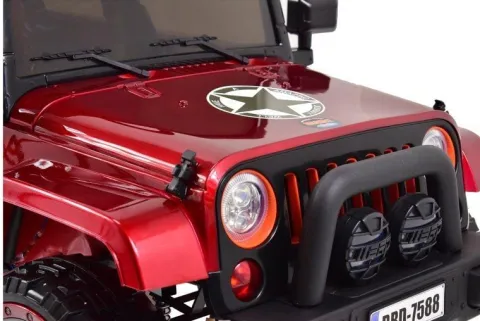 MEGA JEEP FULLTIME, NAPĘD 4X4, 1X12V ,WOLNY START/ MIĘKKIE KOŁA, FUNKCJA BUJANIA EXCLUSIVE LAKIER/7588