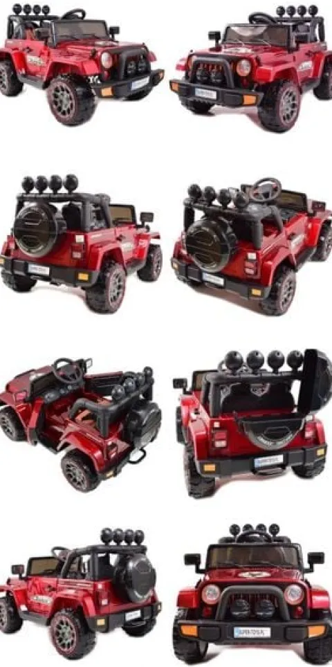 MEGA JEEP FULLTIME, NAPĘD 4X4, 1X12V ,WOLNY START/ MIĘKKIE KOŁA, FUNKCJA BUJANIA EXCLUSIVE LAKIER/7588