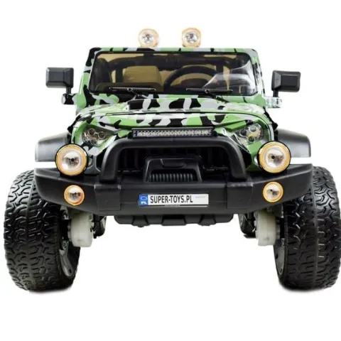 MEGA JEEP PERFECT 002B EXCLUSIVE 4x4, WOLNY START/ MIĘKKIE KOŁA,/HP-002B