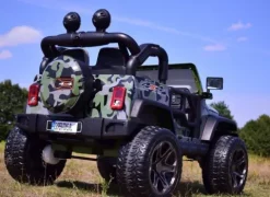 MEGA JEEP PERFECT 002B EXCLUSIVE 4x4, WOLNY START/ MIĘKKIE KOŁA,/HP-002B