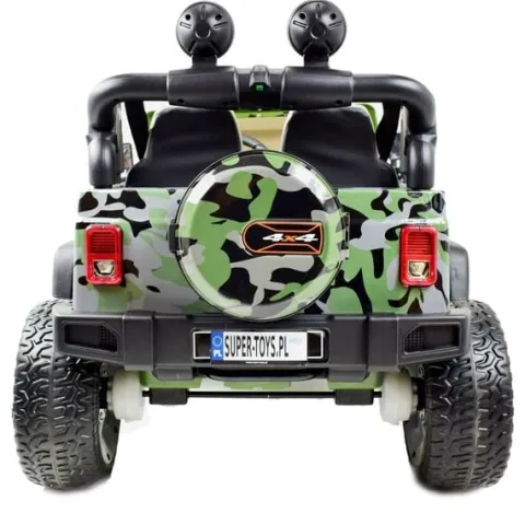 MEGA JEEP PERFECT 002B EXCLUSIVE 4x4, WOLNY START/ MIĘKKIE KOŁA,/HP-002B