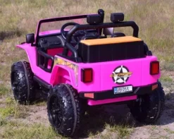MEGA JEEP 4 SPEED DLA DZIECKA I DLA RODZICA 4x4, DO 100 kg - STEROWANIE TELEFONEM, WALIZKA - HIT/XB1118