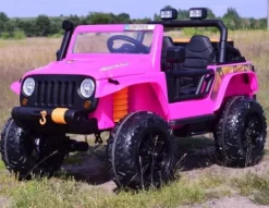 MEGA JEEP 4 SPEED DLA DZIECKA I DLA RODZICA 4x4, DO 100 kg - STEROWANIE TELEFONEM, WALIZKA - HIT/XB1118
