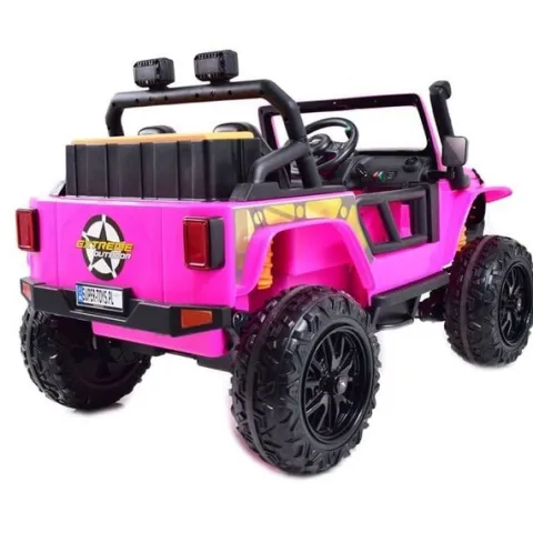 MEGA JEEP 4 SPEED DLA DZIECKA I DLA RODZICA 4x4, DO 100 kg - STEROWANIE TELEFONEM, WALIZKA - HIT/XB1118