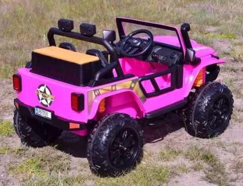 MEGA JEEP 4 SPEED DLA DZIECKA I DLA RODZICA 4x4, DO 100 kg - STEROWANIE TELEFONEM, WALIZKA - HIT/XB1118