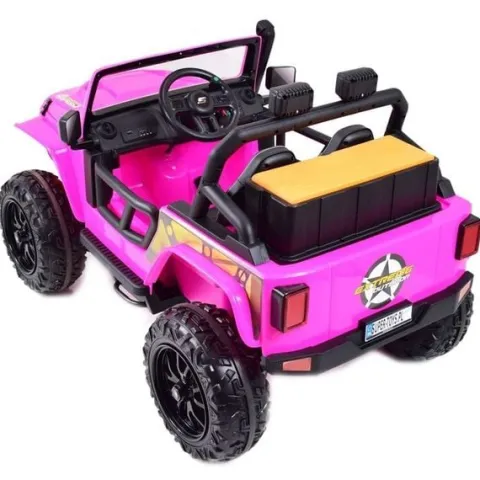 MEGA JEEP 4 SPEED DLA DZIECKA I DLA RODZICA 4x4, DO 100 kg - STEROWANIE TELEFONEM, WALIZKA - HIT/XB1118
