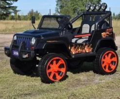 MEGA JEEP SUNSHINE, NAPĘD 4X4, 2X12V, WOLNY START/ MIĘKKIE KOŁA, BLUETOOTH, RADIO EXCLUSIVE/2388