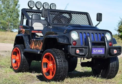 MEGA JEEP SUNSHINE, NAPĘD 4X4, 2X12V, WOLNY START/ MIĘKKIE KOŁA, BLUETOOTH, RADIO EXCLUSIVE/2388