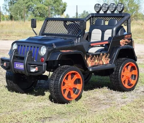 MEGA JEEP SUNSHINE, NAPĘD 4X4, 2X12V, WOLNY START/ MIĘKKIE KOŁA, BLUETOOTH, RADIO EXCLUSIVE/2388