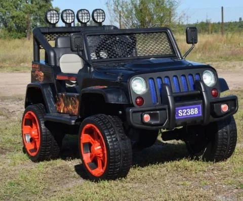 MEGA JEEP SUNSHINE, NAPĘD 4X4, 2X12V, WOLNY START/ MIĘKKIE KOŁA, BLUETOOTH, RADIO EXCLUSIVE/2388