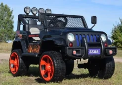 MEGA JEEP SUNSHINE, NAPĘD 4X4, 2X12V, WOLNY START/ MIĘKKIE KOŁA, BLUETOOTH, RADIO EXCLUSIVE/2388