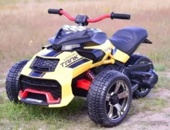 MEGA MOCNY MOTOR 3 KOŁOWY LAND 55, AMORTYZATORY, MIĘKKIE KOŁA/XB3118