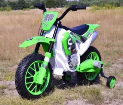 MEGA MOTOR ENDURO - MIĘKKIE KOŁA, AMORTYZATOR, 12V, WALIZKA SUPER JAKOŚĆ/XMX616