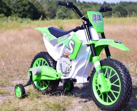 MEGA MOTOR ENDURO - MIĘKKIE KOŁA, AMORTYZATOR, 12V, WALIZKA SUPER JAKOŚĆ/XMX616