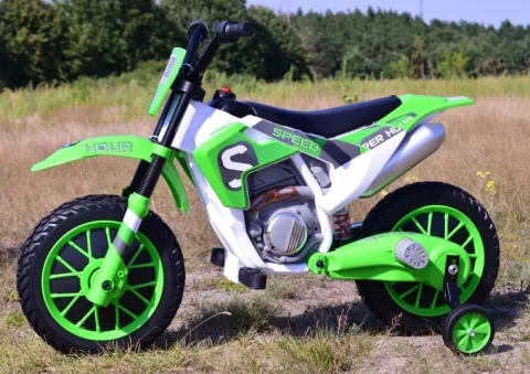 MEGA MOTOR ENDURO - MIĘKKIE KOŁA, AMORTYZATOR, 12V, WALIZKA SUPER JAKOŚĆ/XMX616