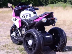 MEGA MOTOR 3 KOŁOWY SPORT, DWA SILNIKI , MIĘKKIE KOŁA, MIĘKKIE SIEDZENIE, GAZ W MANETCE/FB6886