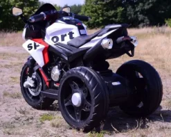 MEGA MOTOR 3 KOŁOWY SPORT, DWA SILNIKI , MIĘKKIE KOŁA, MIĘKKIE SIEDZENIE, GAZ W MANETCE/FB6886