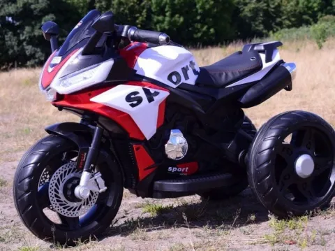 MEGA MOTOR 3 KOŁOWY SPORT, DWA SILNIKI , MIĘKKIE KOŁA, MIĘKKIE SIEDZENIE, GAZ W MANETCE/FB6886