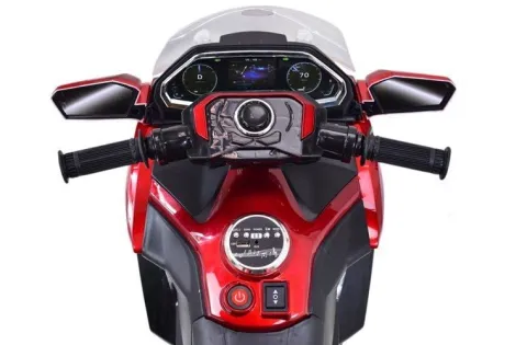 MEGA MOTOR TURYSTYCZNY NA AKUMULATOR LAKIER, ŚWIATŁA/ HLW1688