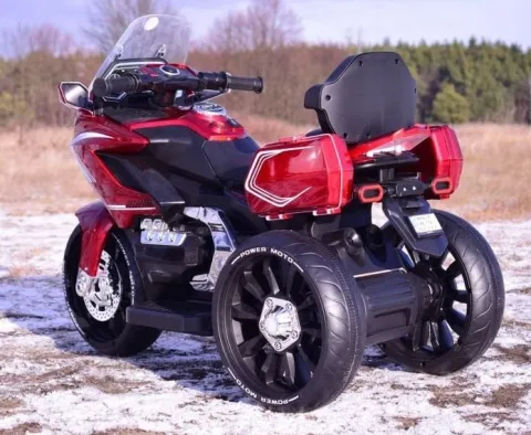 MEGA MOTOR TURYSTYCZNY NA AKUMULATOR LAKIER, ŚWIATŁA/ HLW1688