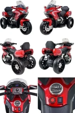 MEGA MOTOR TURYSTYCZNY NA AKUMULATOR LAKIER, ŚWIATŁA/ HLW1688