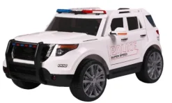MEGA POLICJA Z MEGAFONEM I RADIEM, MIĘKKIE KOŁA/9935