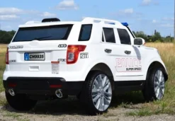 MEGA POLICJA Z MEGAFONEM I RADIEM, MIĘKKIE KOŁA/9935
