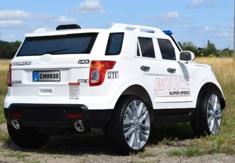 MEGA POLICJA Z MEGAFONEM I RADIEM, MIĘKKIE KOŁA/9935