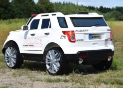 MEGA POLICJA Z MEGAFONEM I RADIEM, MIĘKKIE KOŁA/9935