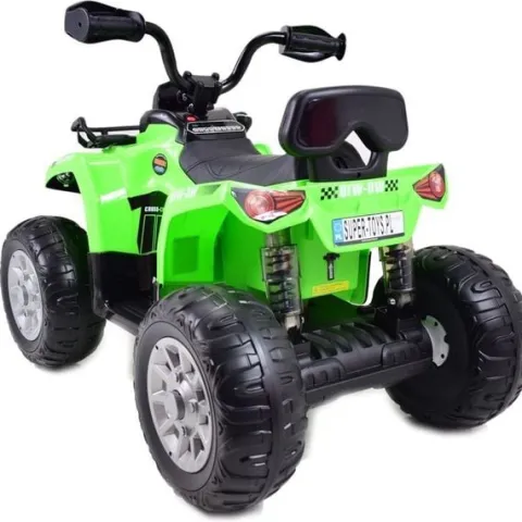 MEGA QUAD NA AKUMULATOR, MIĘKKIE KOŁA, MIĘKKIE SIEDZENIE, AMORTYZATORY/JS009