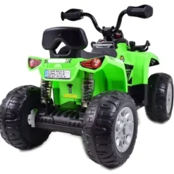 MEGA QUAD NA AKUMULATOR, MIĘKKIE KOŁA, MIĘKKIE SIEDZENIE, AMORTYZATORY/JS009
