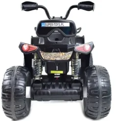 MEGA QUAD NA AKUMULATOR, MIĘKKIE KOŁA, MIĘKKIE SIEDZENIE, AMORTYZATORY/JS009