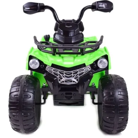 MEGA QUAD NA AKUMULATOR, MIĘKKIE KOŁA, MIĘKKIE SIEDZENIE, AMORTYZATORY/JS009