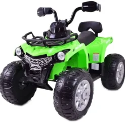 MEGA QUAD NA AKUMULATOR, MIĘKKIE KOŁA, MIĘKKIE SIEDZENIE, AMORTYZATORY/JS009