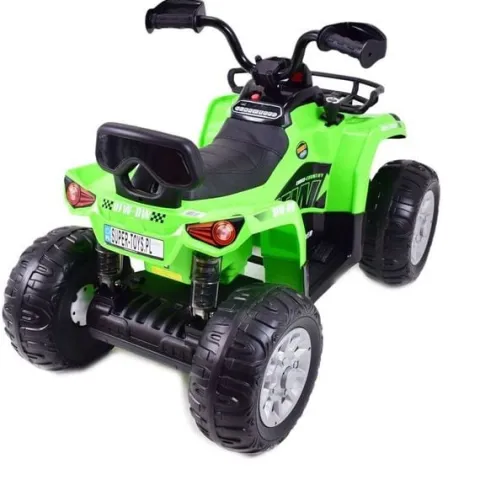 MEGA QUAD NA AKUMULATOR, MIĘKKIE KOŁA, MIĘKKIE SIEDZENIE, AMORTYZATORY/JS009