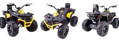 MEGA QUAD TOP SPEED 4X45W, SUPER MOC, GAZ W MANETCE, HAMULCE, PILOT/JC-333