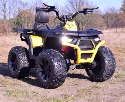 MEGA QUAD TOP SPEED 4X45W, SUPER MOC, GAZ W MANETCE, HAMULCE, PILOT/JC-333