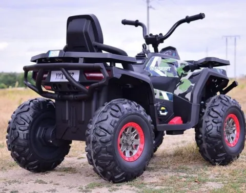 MEGA WIELKI QUAD, AMORTYZATORY, MIĘKKIE KOŁA, PILOT, WOLNY START, /XMX607