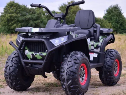 MEGA WIELKI QUAD, AMORTYZATORY, MIĘKKIE KOŁA, PILOT, WOLNY START, /XMX607