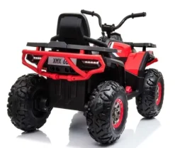 MEGA WIELKI QUAD, AMORTYZATORY, MIĘKKIE KOŁA, PILOT, WOLNY START, 4x4 /XMX607