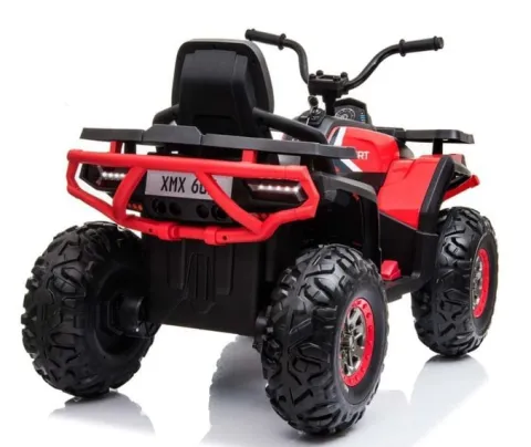 MEGA WIELKI QUAD, AMORTYZATORY, MIĘKKIE KOŁA, PILOT, WOLNY START, 4x4 /XMX607