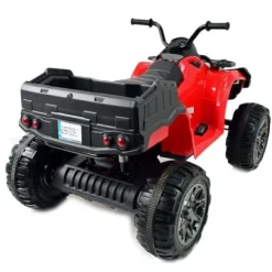 MEGA WIELKI QUAD 24 V, 2X100W, AMORTYZATORY, MIĘKKIE KOŁA, RADIO/0909-24V