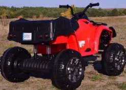 MEGA WIELKI QUAD 24 V, 2X100W, AMORTYZATORY, MIĘKKIE KOŁA, RADIO/0909-24V