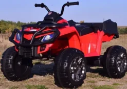 MEGA WIELKI QUAD 24 V, 2X100W, AMORTYZATORY, MIĘKKIE KOŁA, RADIO/0909-24V